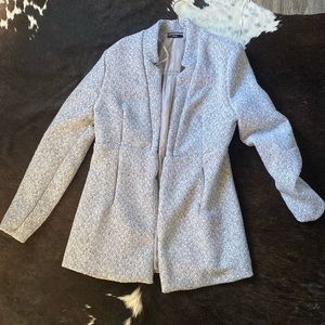 Gray Tweed like Blazer